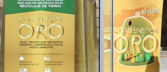 Reinosa gana un 'Contenedor de Oro' tras aumentar el reciclaje de envases de vidrio en un 19% este ao