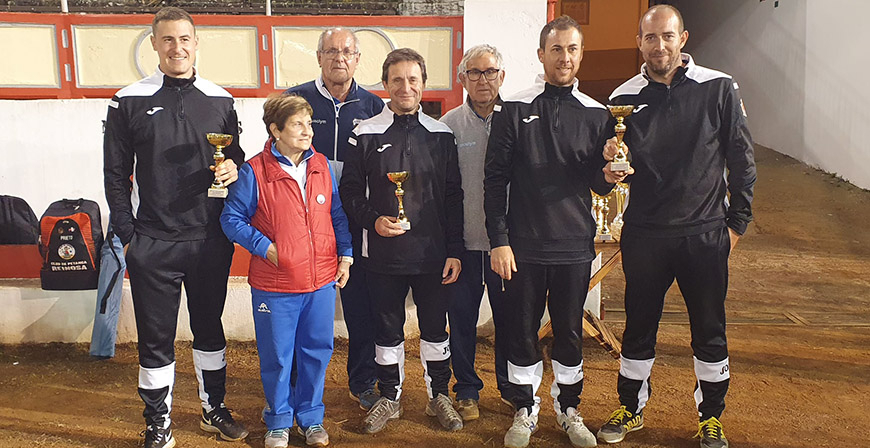 El Reinosa A de petanca, tercero en el torneo Mara Blanchard de Santander