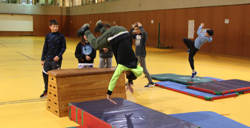 Reinosa practica parkour