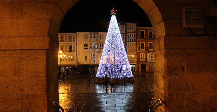 Reinosa prende la Navidad