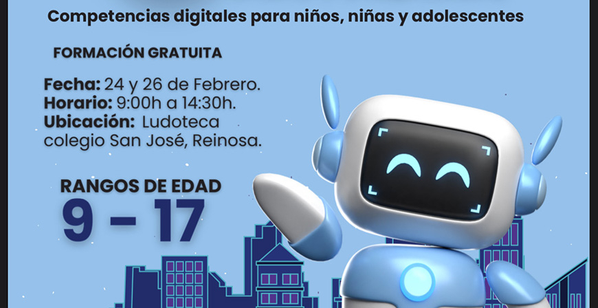 Reinosa programa un taller gratuito en Competencias Digitales para nios y adolescentes