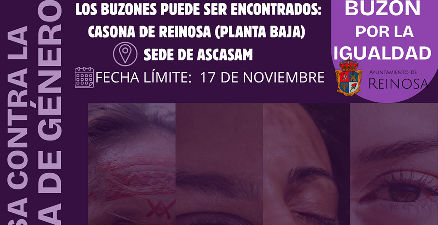 Reinosa propone textos y ventanas moradas contra la violencia de gnero para conmemorar el 25N