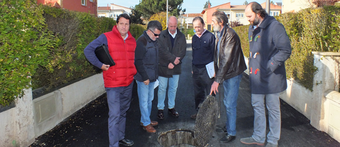 Reinosa recibe la obra de saneamiento del Quintanal, Nevera y Sorribero