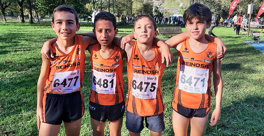 El Reinosa Running gana el Campeonato Regional de Cross por Clubes sub 12