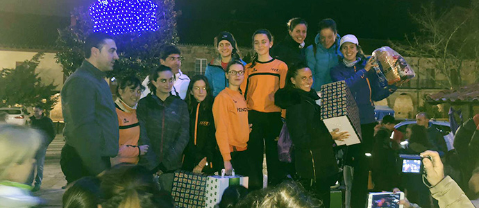 El Reinosa Running participa en la Carrera Navidea de Aguilar y se sube al podio en todas las categoras