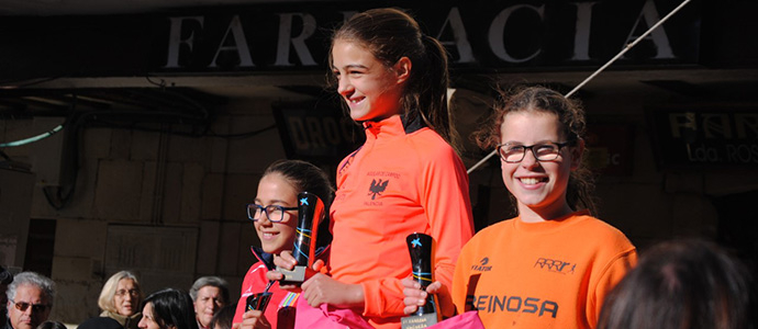 El Reinosa Running se sube al podio en todas las categoras de la Carrera de Navidad de Cervera de Pisuerga