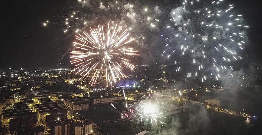 Reinosa se ilumina para festejar a San Mateo