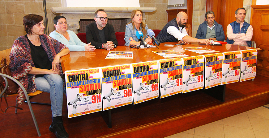 Reinosa ser el escenario el 9N de una manifestacin contra el desmantelamiento de la sanidad de Campoo 