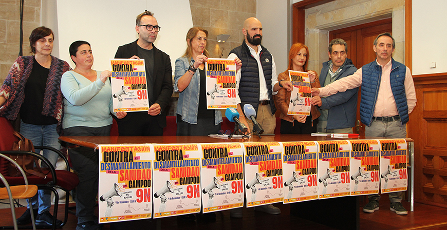 Reinosa ser el escenario el 9N de una manifestacin contra el desmantelamiento de la sanidad de Campoo 
