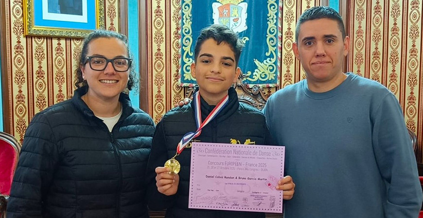 El reinosano Daniel Cobos Rondn se proclama campen de Europa de Danza en la modalidad Do Hip Hop con su compaero Bruno Garca Martn 