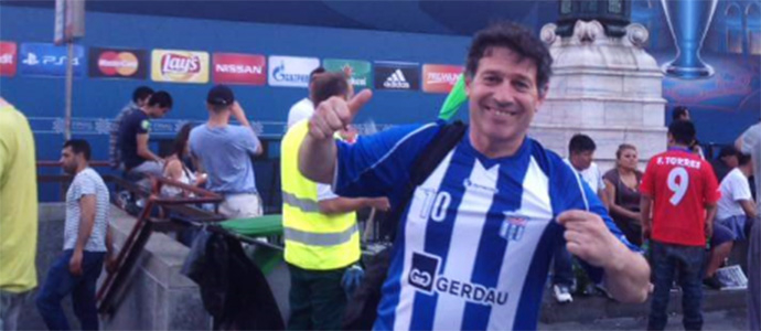 El reinosano Iaki de Blas, en la final de Champions League