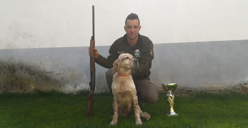 El reinosano Pablo Mantilla se adjudica un campeonato de caza menor con perro en Salamanca