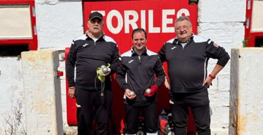 Los reinosanos, terceros en el Torneo Mara Blanchard de petanca