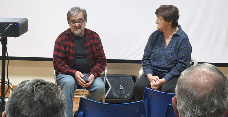 Requejo acogi la proyeccin del documental 'Trashumantes. Suso & Eliseo'