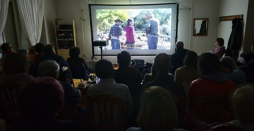Requejo acogi la proyeccin del documental 'Trashumantes. Suso & Eliseo'