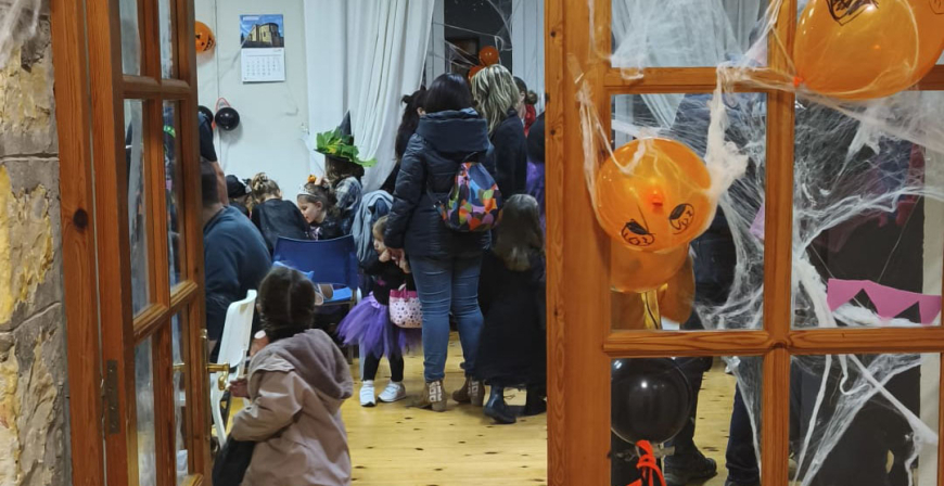 Requejo celebr Halloween