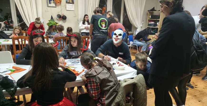 Requejo celebr Halloween