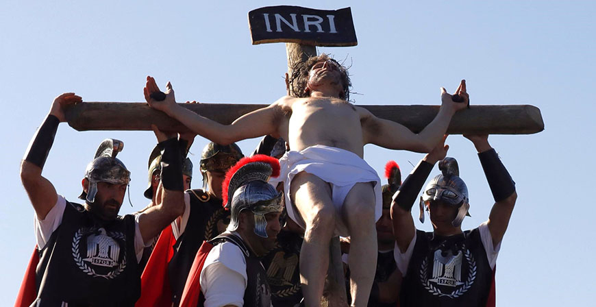 Requejo escenifica la Pasi�n de Cristo