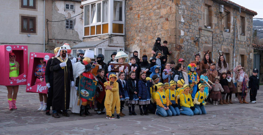 Requejo se visti� de Carnaval