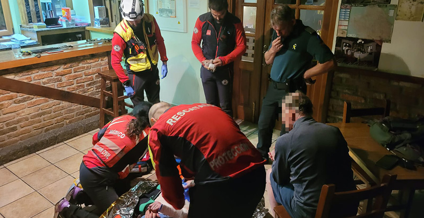 Rescatada por segunda noche consecutiva la misma senderista que se extravi el lunes en Libana 