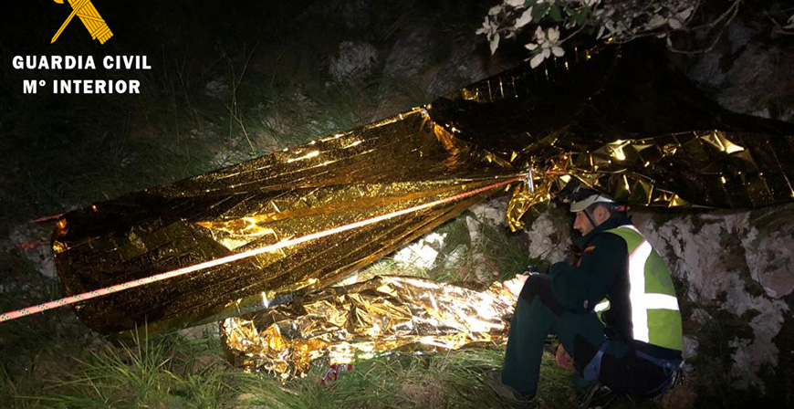Rescatado un hombre de 82 aos en la va ferrata de La Hermida