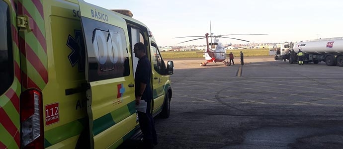 Rescatan a un ciclista herido tras caerse en una pista forestal entre Cartes y Mazcuerras