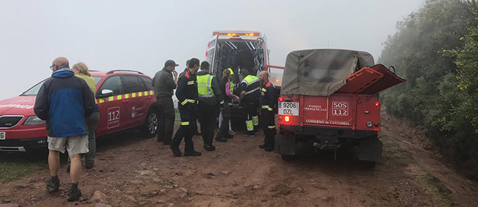 Rescatan a un senderista en Sejos