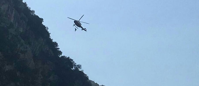 Rescatan a un ingls en la va ferrata La Hermida