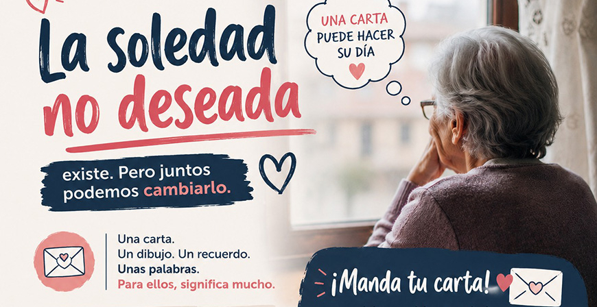 La Residencia San Francisco impulsa un proyecto de correspondencia de cartas para sensibilizar sobre la soledad no deseada