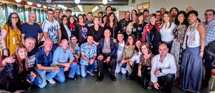 Reunin de integrantes de la Banda de Msica de Reinosa
