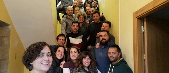 Reunin de los mozos de Lantueno