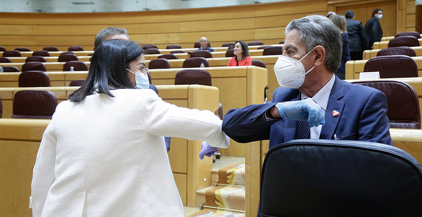 Revilla reivindica en el Senado las competencias autonmicas y financiacin para mitigar el impacto del COVID-19