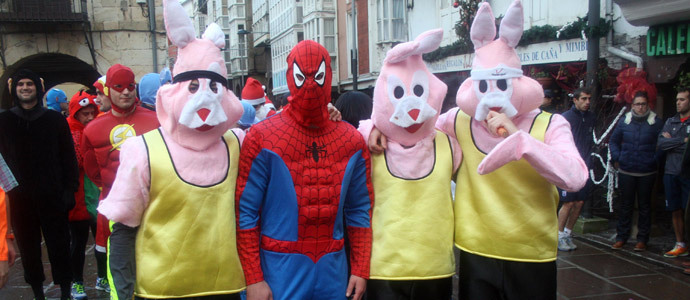 Risas y deporte, en la San Silvestre reinosana
