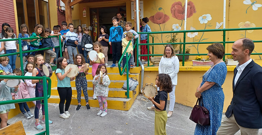 El Rodrguez de Celis recibe la visita de la directora de Innovacin e Inspeccin Educativa