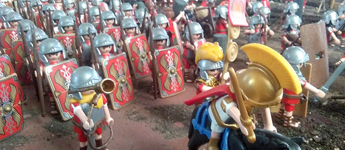 La romanizacin de Cantabria llega a los Playmobil