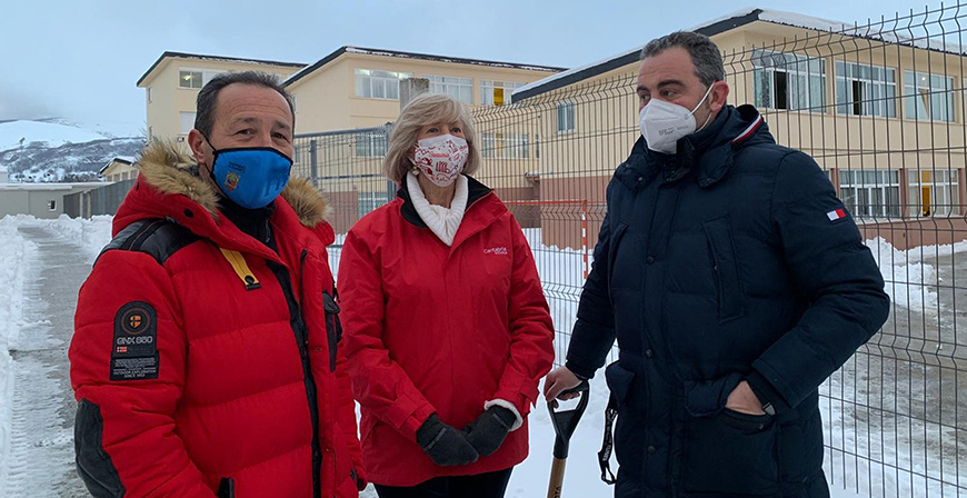 La rotura de una tubera por congelacin impide a 150 alumnos de FP del IES Montesclaros volver a clase
