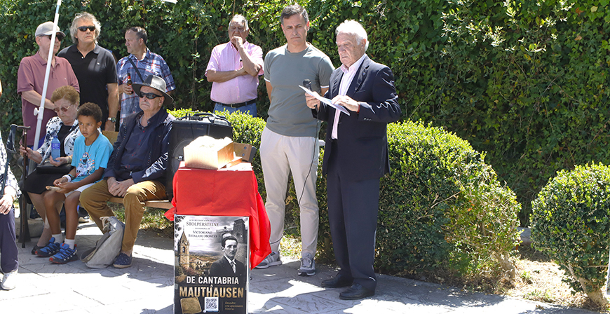 Las Rozas de Valdearroyo recupera la memoria de Victoriano Estalayo, asesinado en el campo de concentraci�n nazi de Gusen