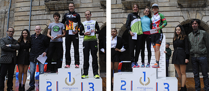 Rubn Barrio y Melanie Pealver vencen en el XXIII Duatln Ciudad de Reinosa