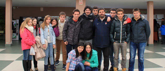 El rugby se acerca al IES Montesclaros
