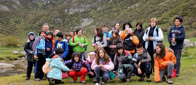 De ruta por las Cuencas, con los alumnos del Colegio Casimiro Sainz de Matamorosa