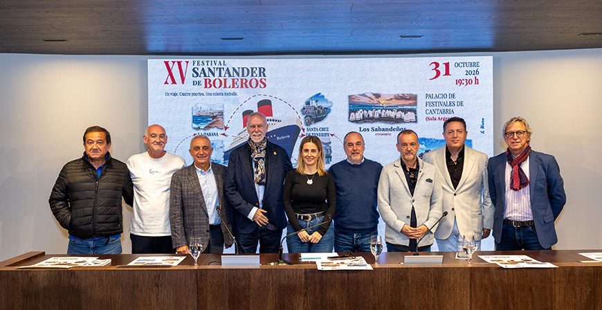Los Sabande�os ser�n los invitados del XV Festival Santander de Boleros que se celebra este s�bado en el Palacio de Festivales 