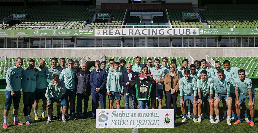 'Sabe a norte, sabe a ganar', la nueva campaa del Gobierno y Racing para promocionar los productos de Cantabria