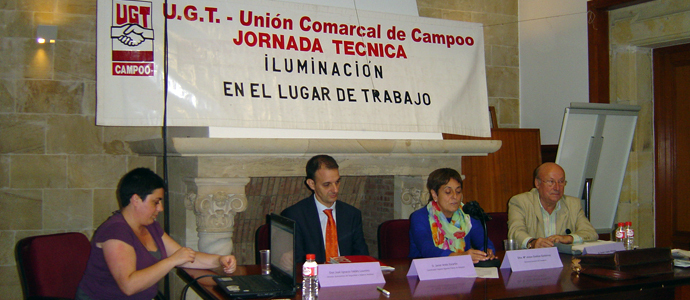La salud laboral y la iluminacin en el trabajo, protagonistas en Reinosa