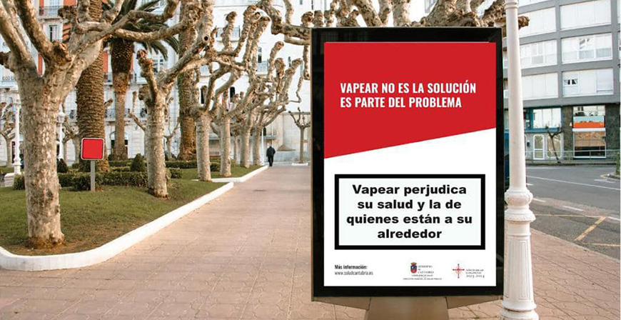 Salud lanza una campaa para alertar sobre los riesgos del vapeo