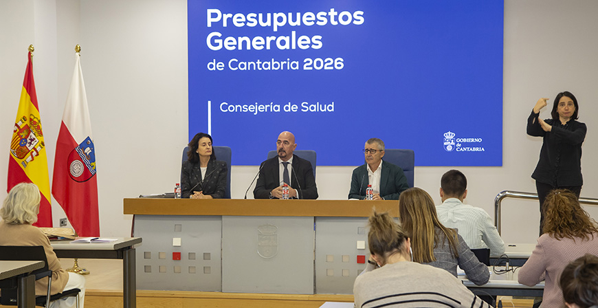 Salud presenta un presupuesto de 1.320 millones de euros para 2026, un incremento del 10,5%  