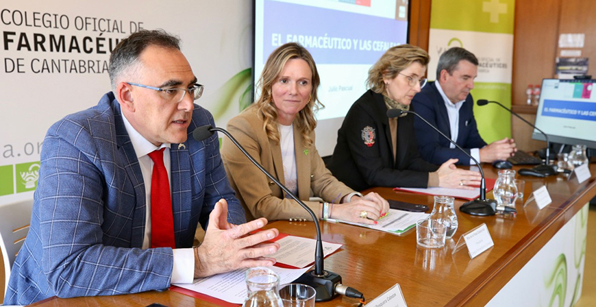 Sanidad y las farmacias de Cantabria anan esfuerzos para dar visibilidad a la migraa y favorecer la deteccin precoz