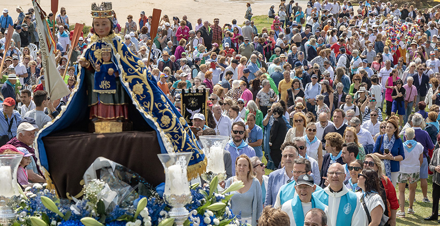 Santander honra a la Virgen del Mar