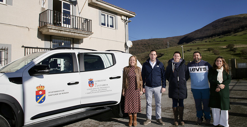 Santiurde de Reinosa ya cuenta con un veh�culo municipal gracias a una ayuda de Presidencia de 40.000 euros