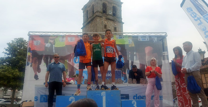 Sara Badouri logra el primer puesto en sub 10 femenino de la carrera 'Legua a legua' de Aguilar de Campoo