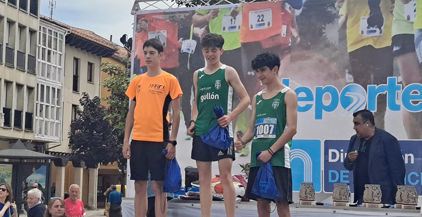 Sara Badouri logra el primer puesto en sub 10 femenino de la carrera 'Legua a legua' de Aguilar de Campoo